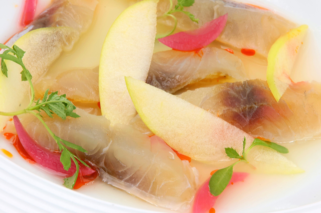 Crudo de mulet - L'Oiseau à Vauvert