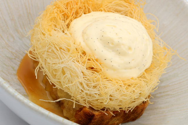 Pain perdu aux pommes caramélisées