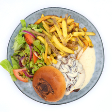 Hamburger du Tilleul au roquefort